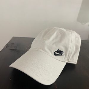 White Nike hat